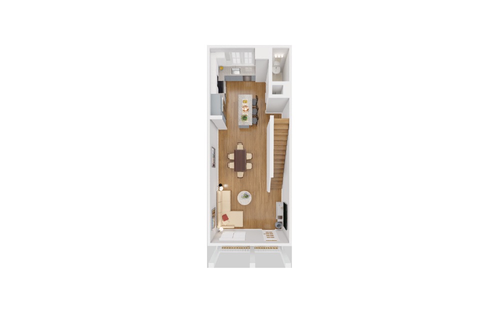 Anderson - 3 bedroom floorplan layout with 2 baths and 1833 square feet. (Floor 2)